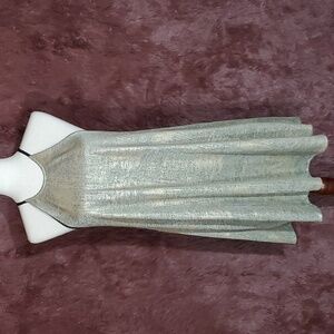 Lila Clothing Co. Gold Shimmer Tank Dress NWT